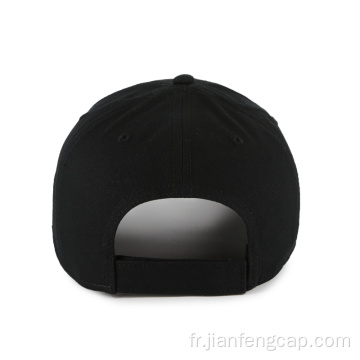 Casquette de baseball personnalisée de qualité unisexe avec décoration en métal